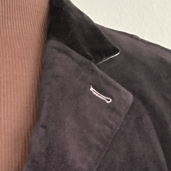 7 FOR ALL MANKIND Men’s Velvet Blazer  | LARGE - Picture 7 of 12